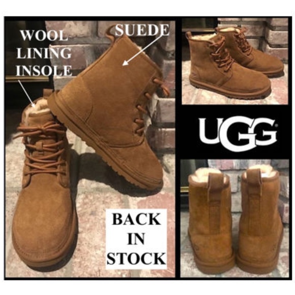UGG Other - UGG Harkley Chestnut Suede Boots Lined Sheepskin